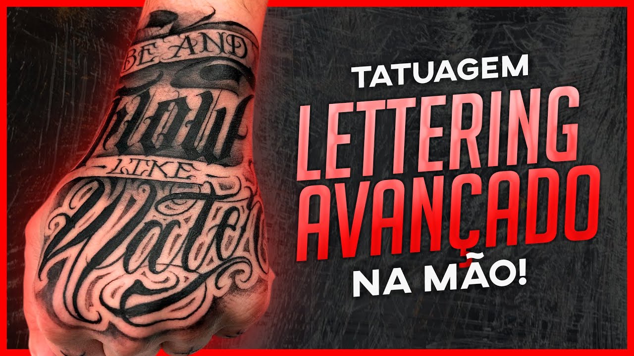 [PASSO A PASSO] - Lettering Tattoo