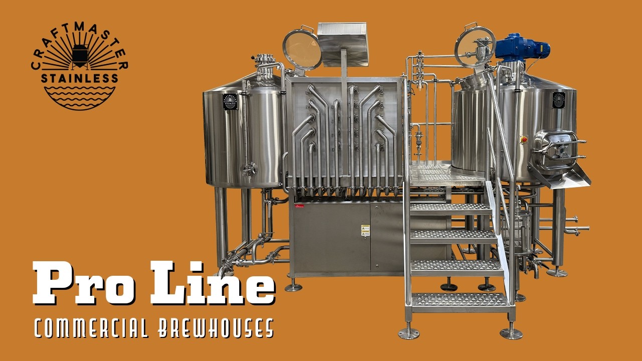 Craftmaster Stainless 5 BBL Electric Pro Line Brewhouse Walkthrough