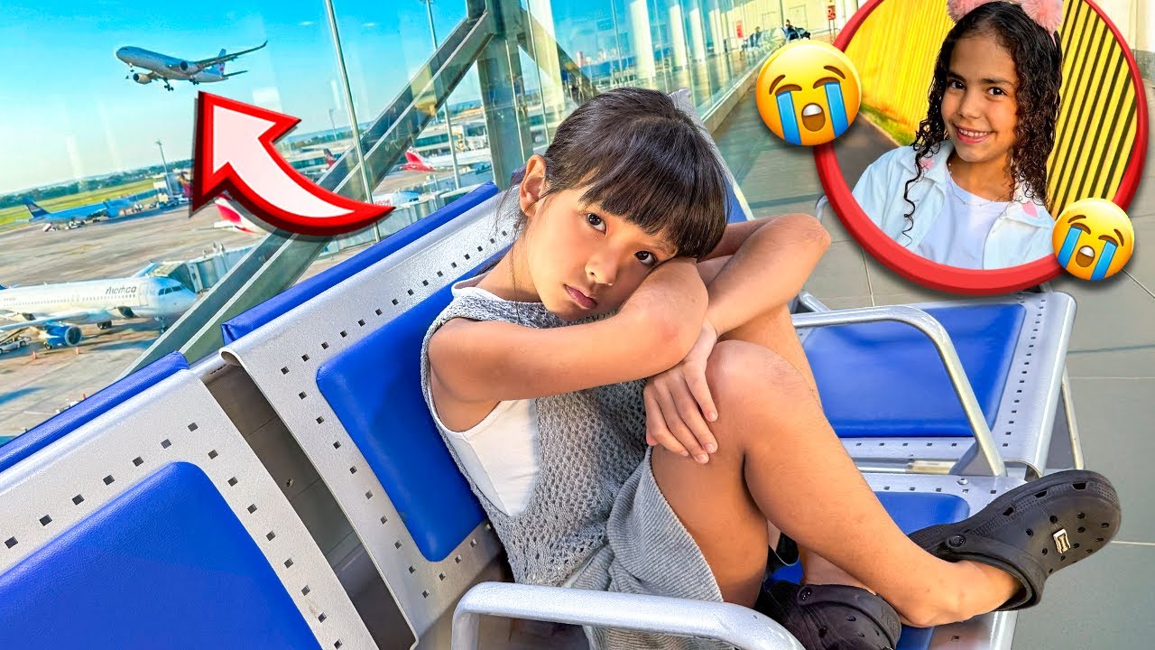 MINHA MELHOR AMIGA FOI EMBORA DE AVIÃO… EU CHOREI MUITO! 😭✈️
