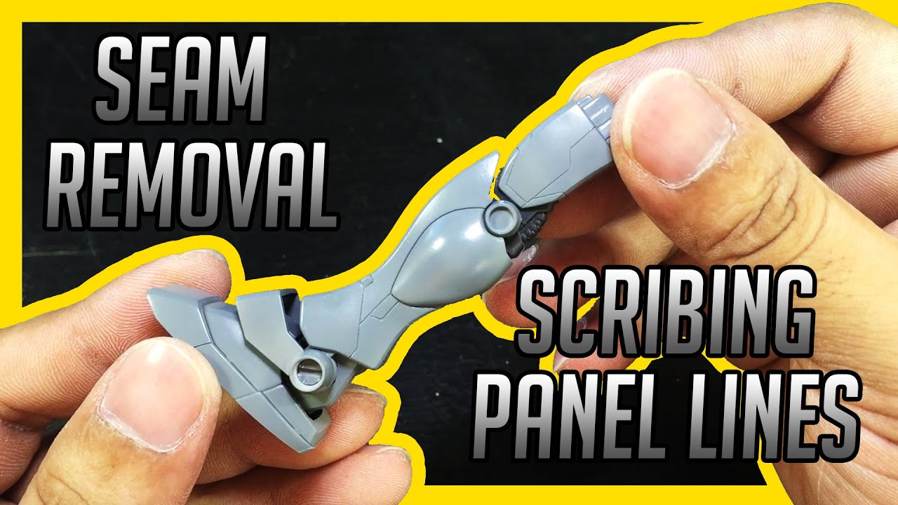 HGUC GM Cold Districts Work in Progress 1: Seam Removal and Scribing panel lines