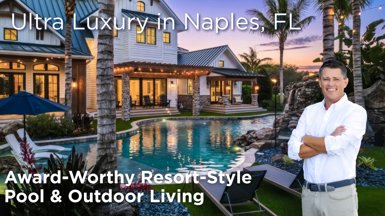 Insane Backyard + Gulf Access 🚤 | Naples Luxury Home Tour