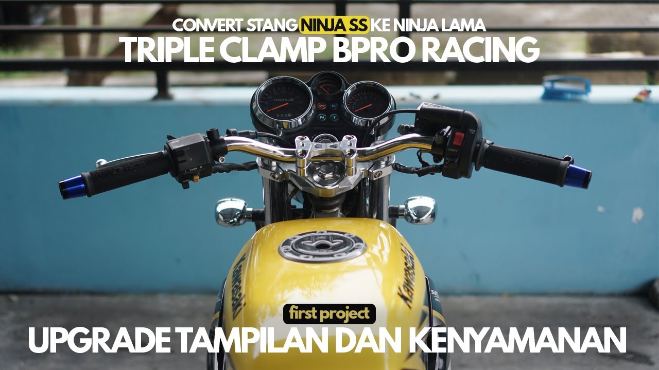 Convert Tampilan Stang Ninja SS ke Ninja Lama Apa Aja Ubahannya?