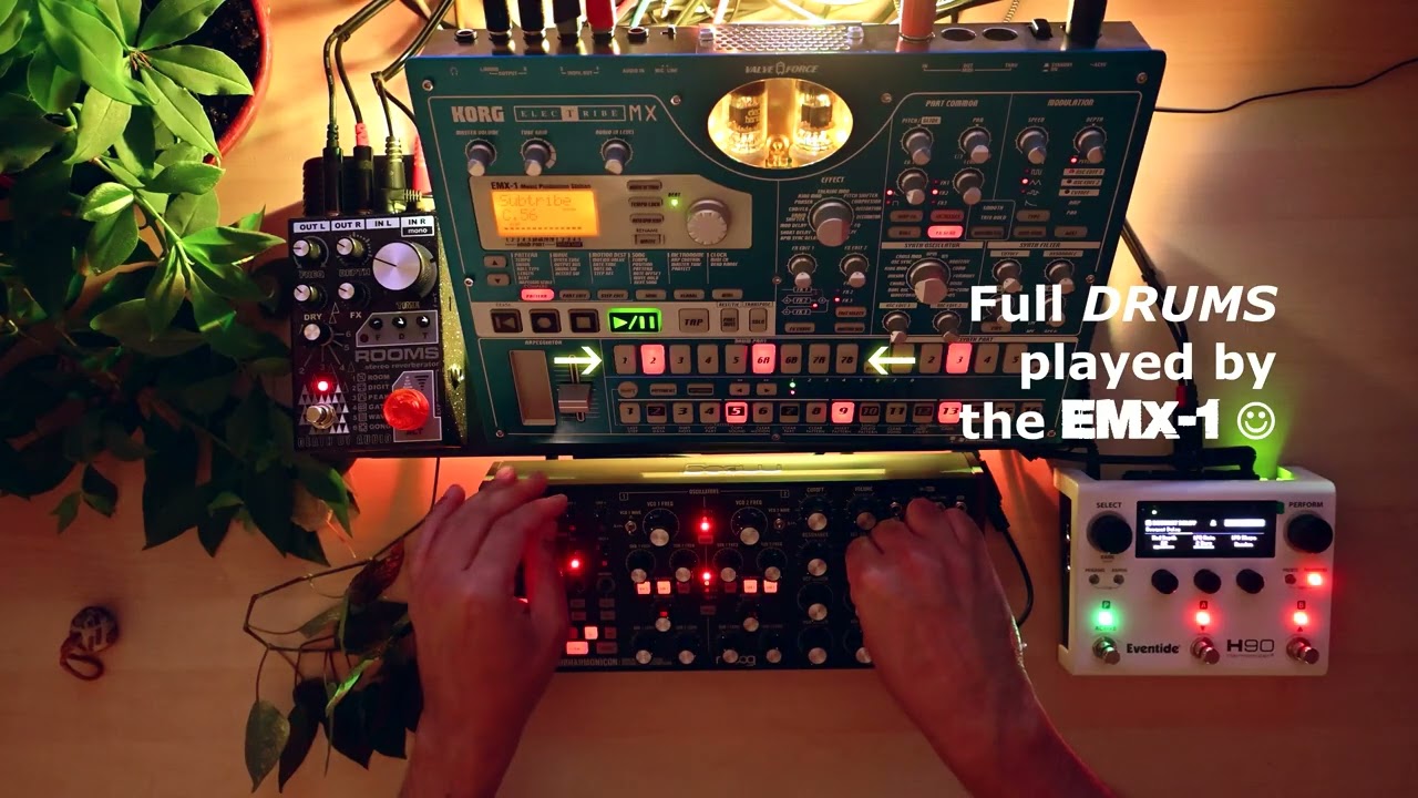 148▶️ Subtribe - 1/2 (Moog Subharmonicon + Eventide H90 // Korg Electribe MX EMX1 + Rooms Reverb)