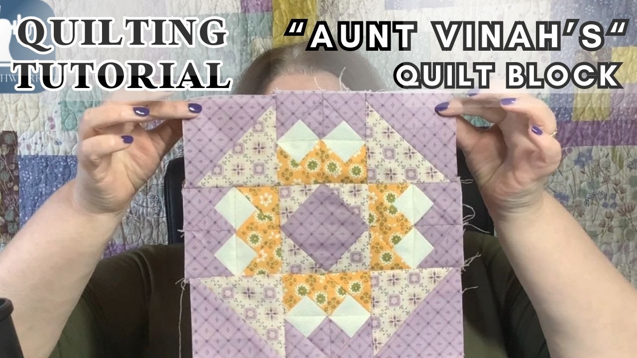 Do you want to make Aunt Vinah's Favorite Quilt Block?