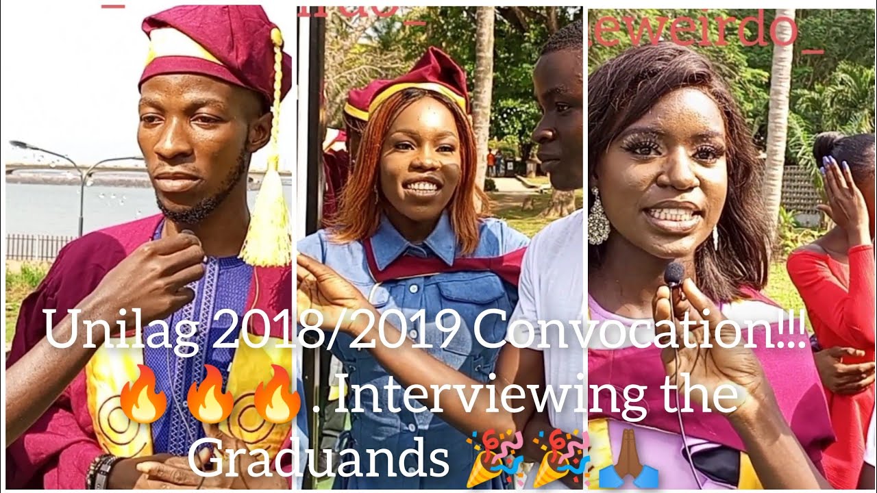 Unilag Convocation : interviewing the Graduands 🔥.