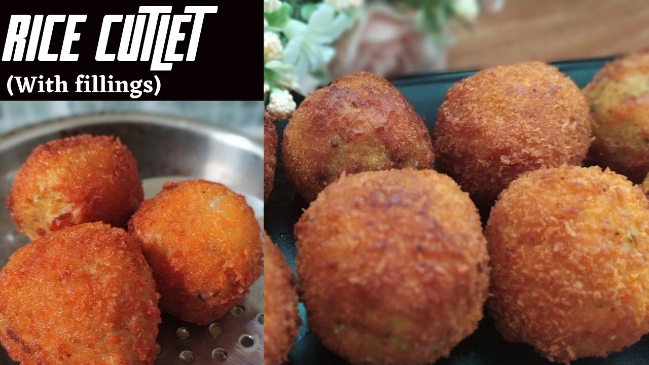 Rice Cutlet Recipes| leftover rice cutlet | Rice balls| Cucur Nasi | Evening Snacks|