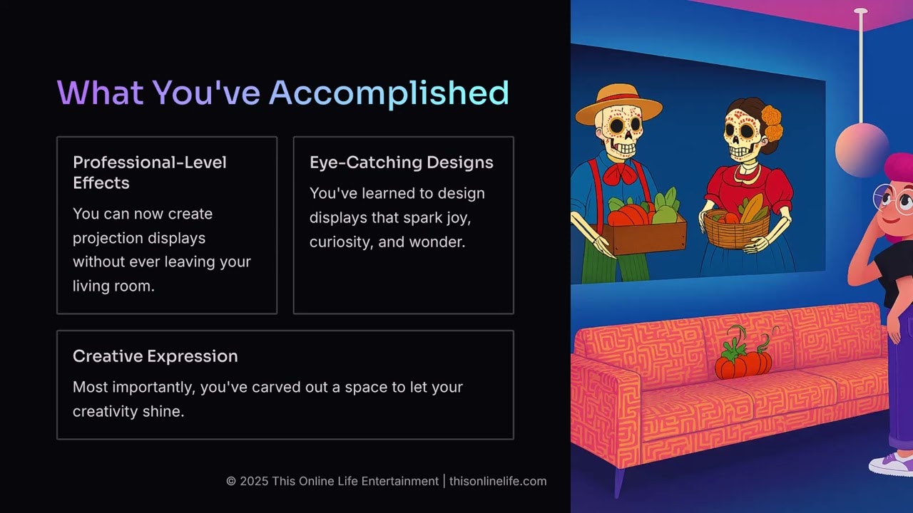 11. The Conclusion - Holiday Window Projection Setup Guide