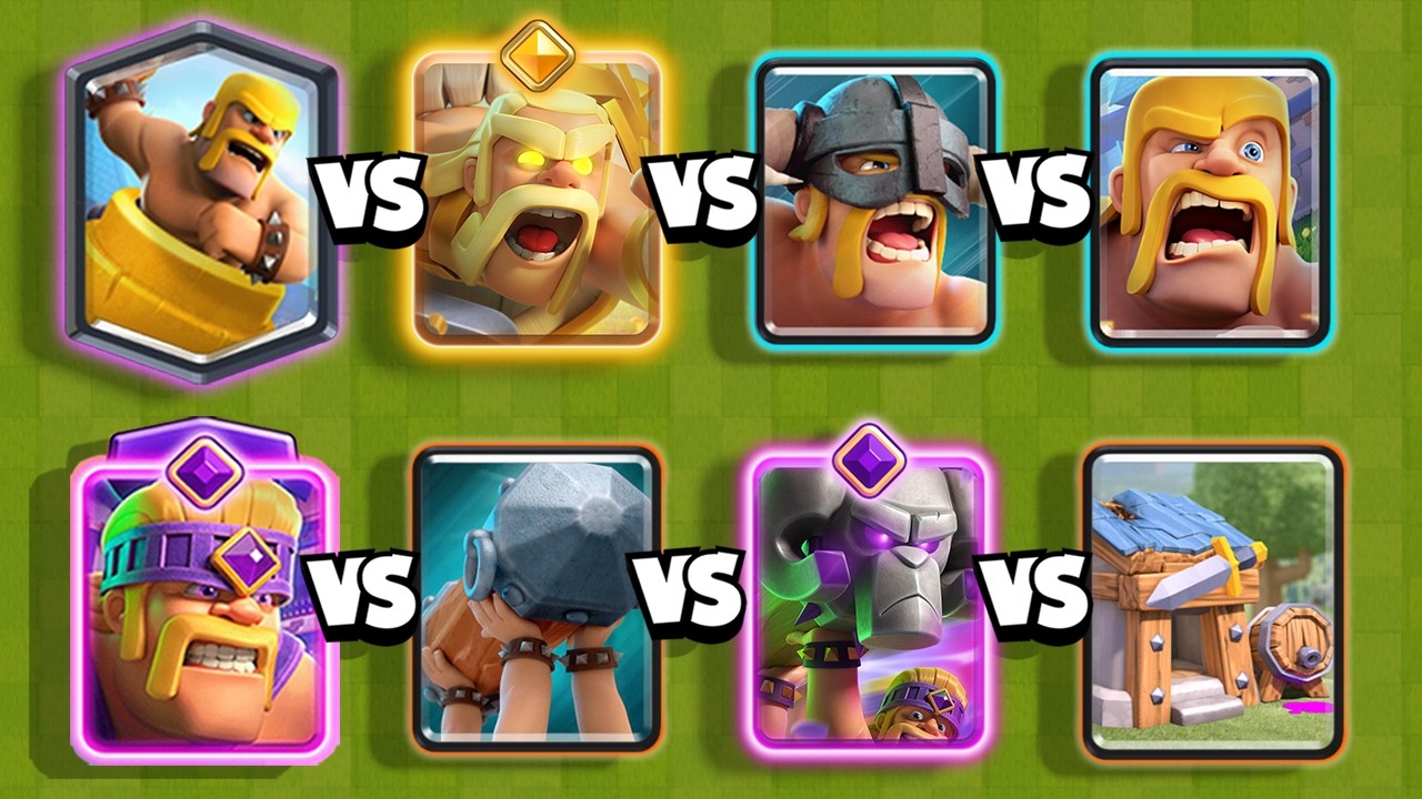 CUAL ES EL BARBARO mas FUERTE? | BARRIL de BARBAROS HEROE | CLASH ROYALE