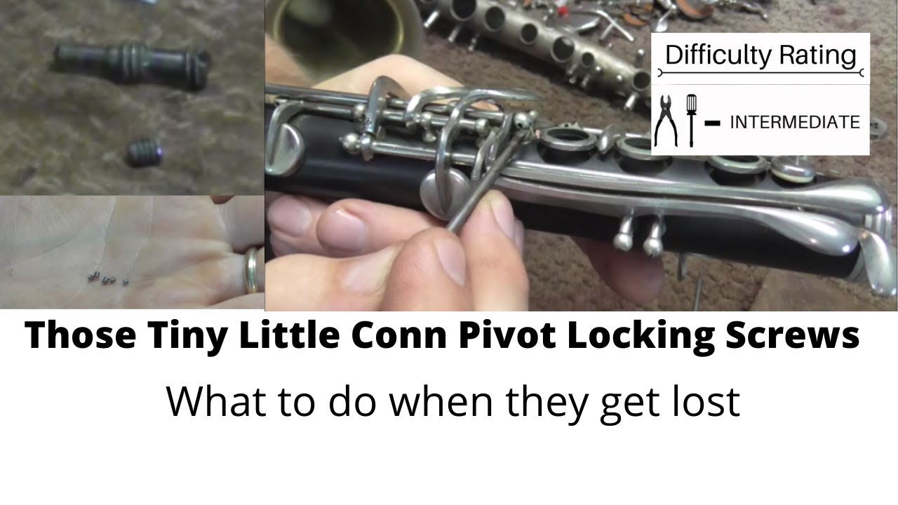 How To Make Those Little Locking Screws for Conn Saxophone and Clarinet