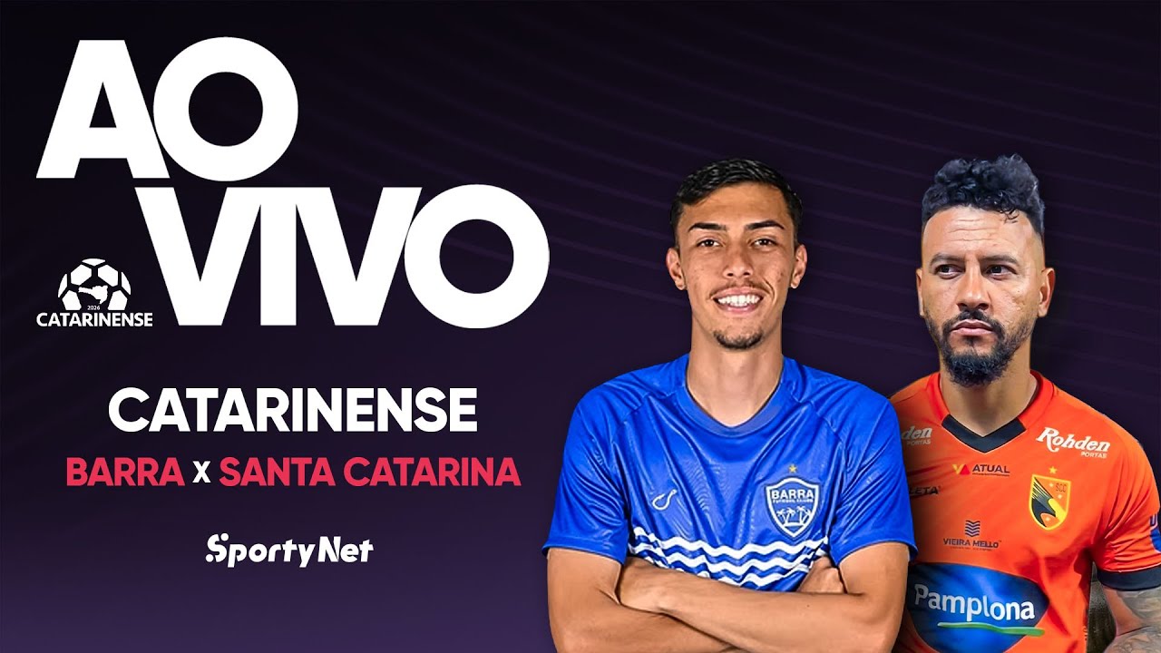 AO VIVO E COM IMAGENS: BARRA X SANTA CATARINA | QUARTAS - IDA | CAMPEONATO CATARINENSE