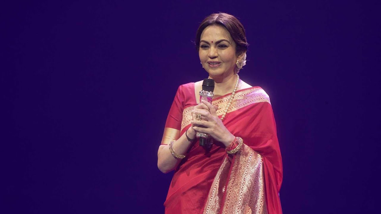 Mrs Nita Ambani & Ms. Isha Ambani at 'The Great Indian Musical: Civilization to Nation'