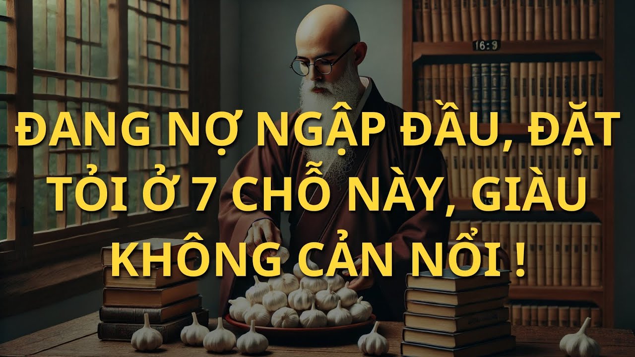 Đang nợ ngập đầu, đặt tỏi ở 7 chỗ này, giàu không cản nổi ! | Tinh Hoa Tri Thức