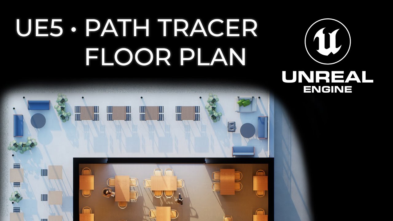 How to create a Floor Plan in UnrealEngine (Path Tracing) for Archviz | UE5 #unrealengine #archviz