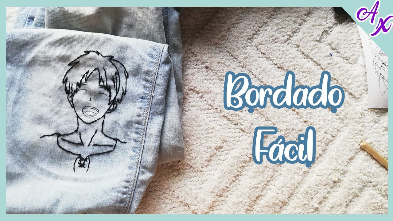 Idea de Bordado | Bordando en pantalón