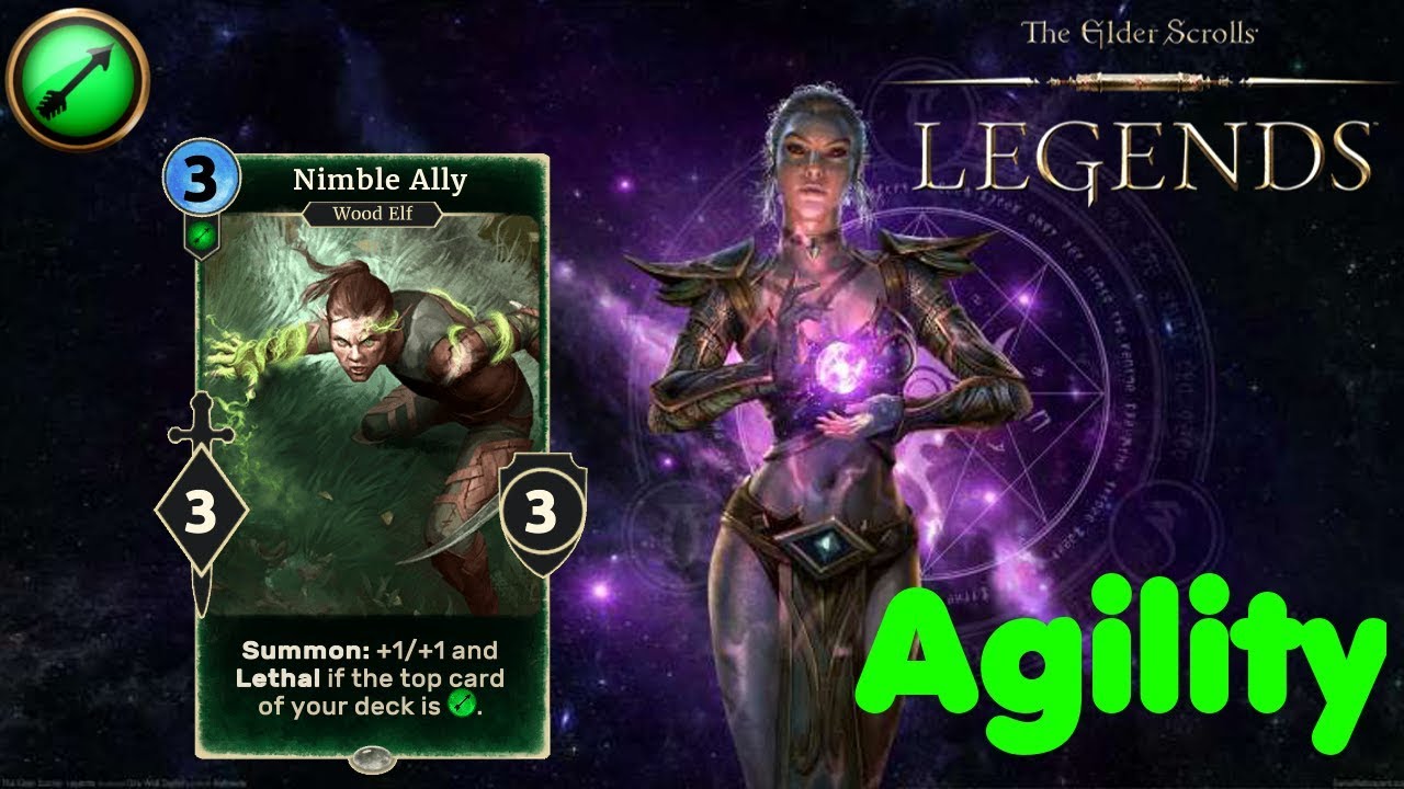 Elder scrolls legends – Mono agility deck!