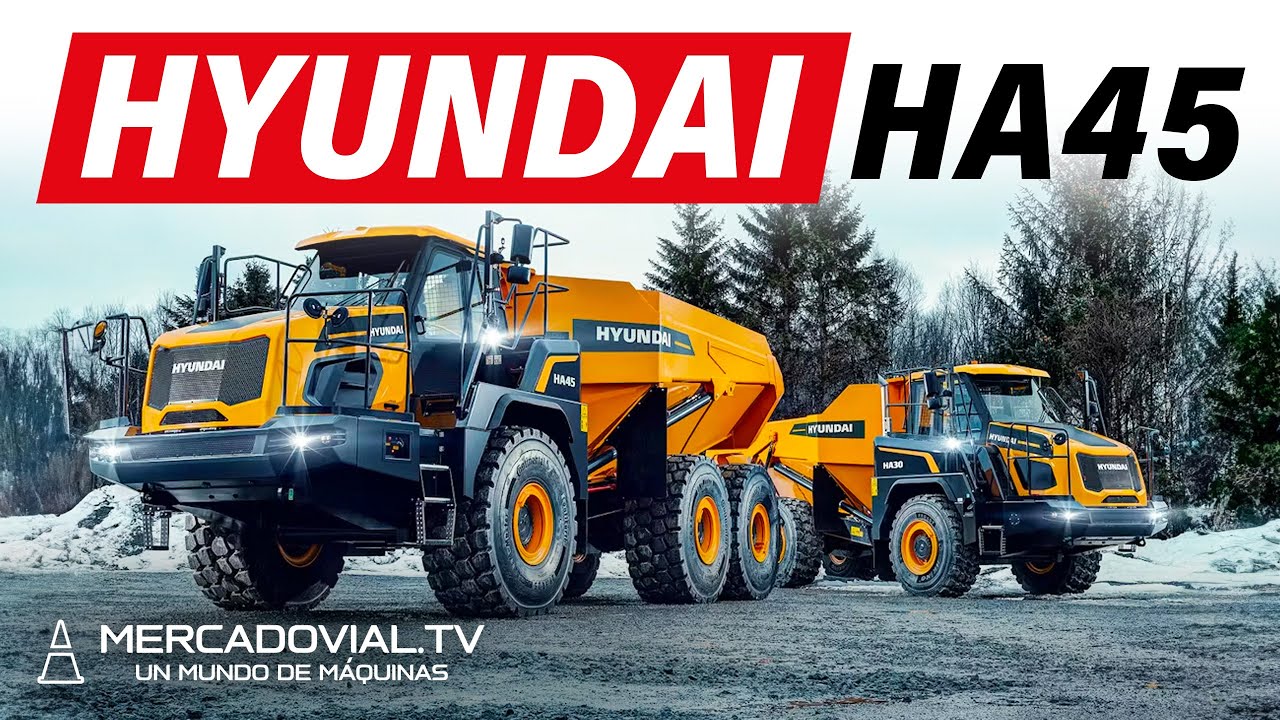 [HYUNDAI] Camiones Articulados HA45 de 45 tn - motor Scania 500 hp - tolva de 26 m3 | REPAS