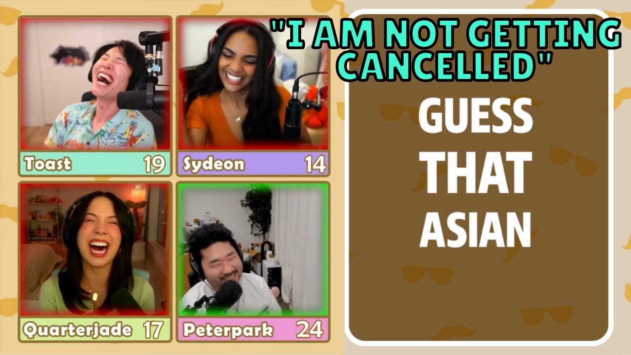 Toast tries getting Sydeon to play 'Guess that Asian' ft. Peter & Jodi