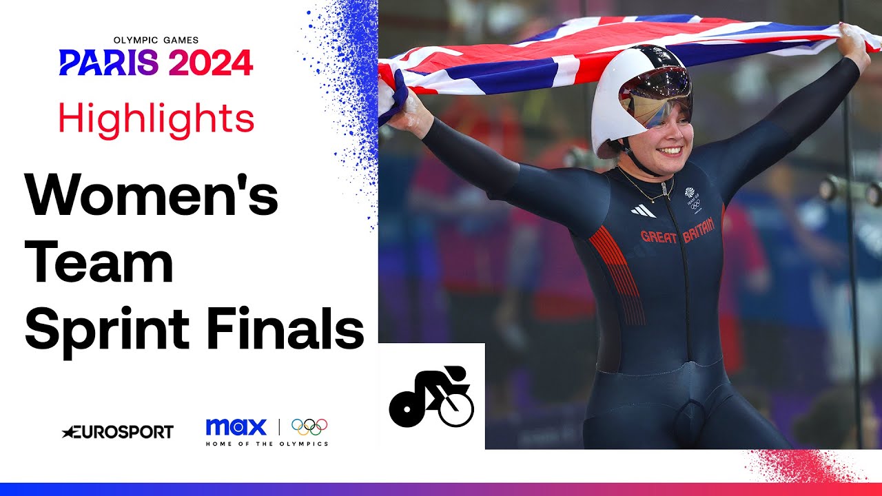 Team GB Break World Record to Win Gold!🥇 NZ Get Silver 🇳🇿🥈 | Women's Team Sprint Finals #Paris2024