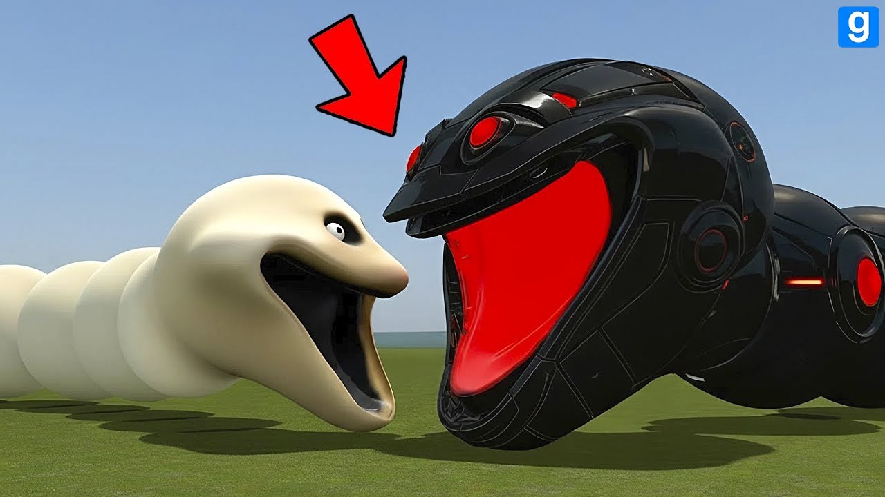 NEW ROBLOX HUNGRY OMNIWORM VS HUNGRY WORM In Garrys mod!