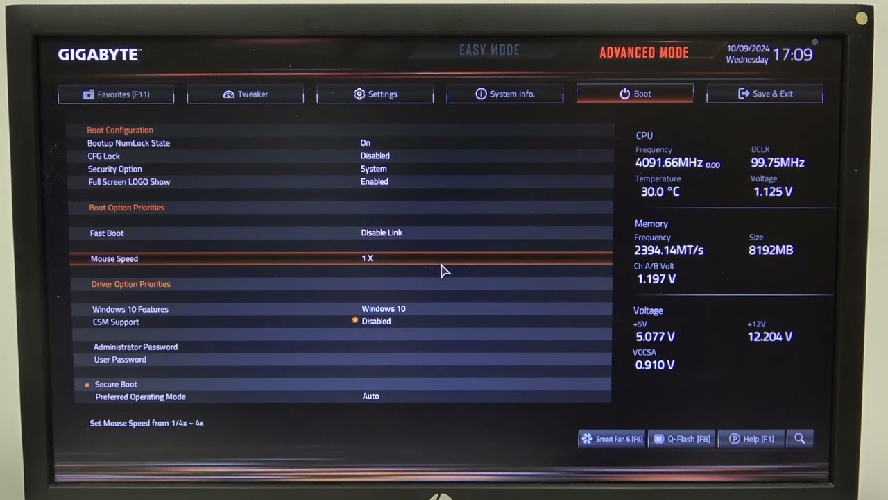 How to Change Security Option on Gigabyte B760 Gaming X | Configuring System Security Settings