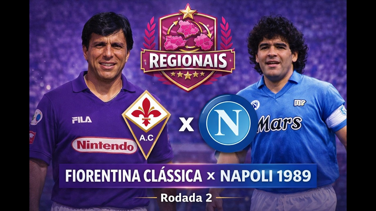Regional Itália - Rodada 2 - Fiorentina Clássica x Napoli 1989