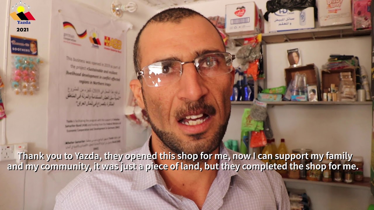 Yazda Opened a grocery store in Qizel Kand Village (Southern Sinjar)