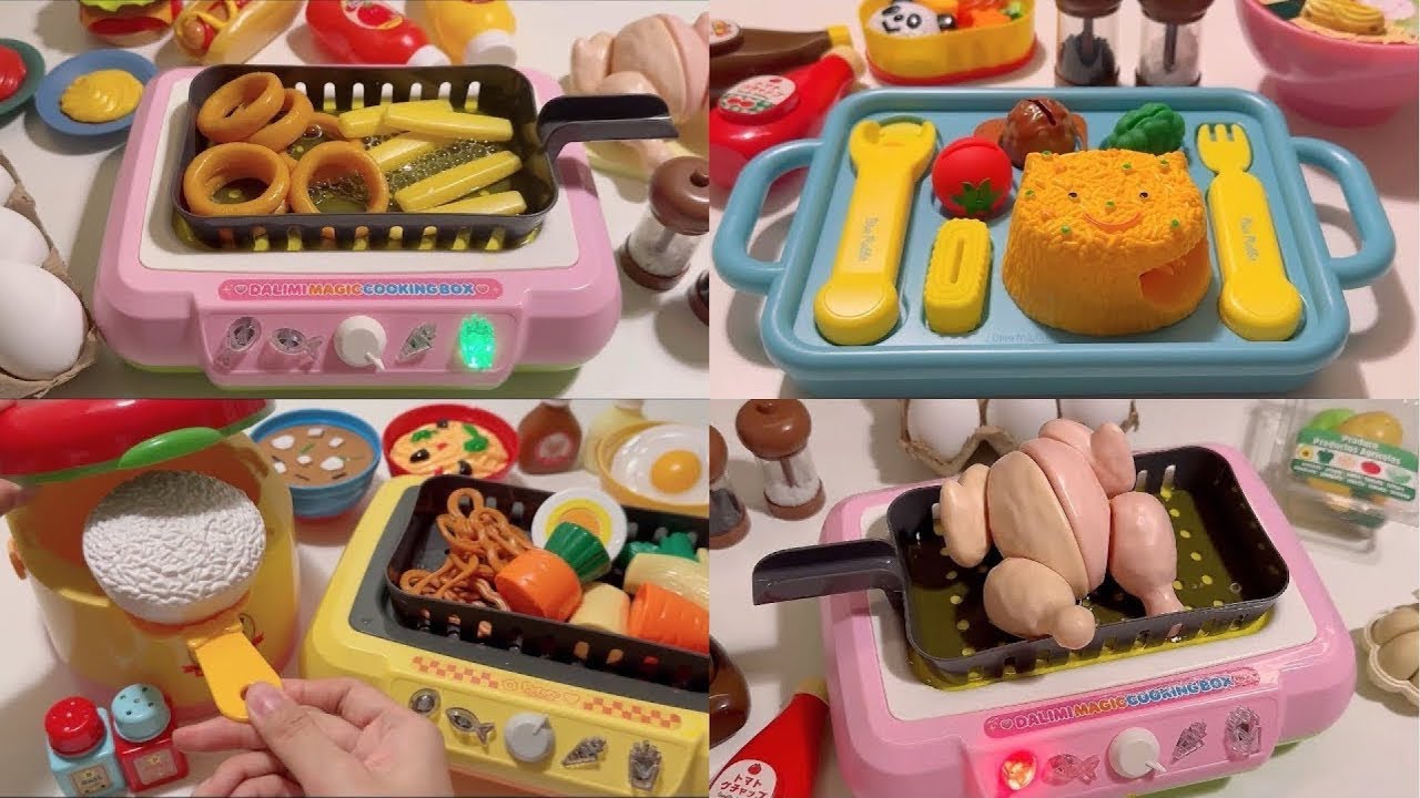 [💸toy asmr💸] Compilation of Frying food toy!  튀김 장난감 놀이 모음집 🍤