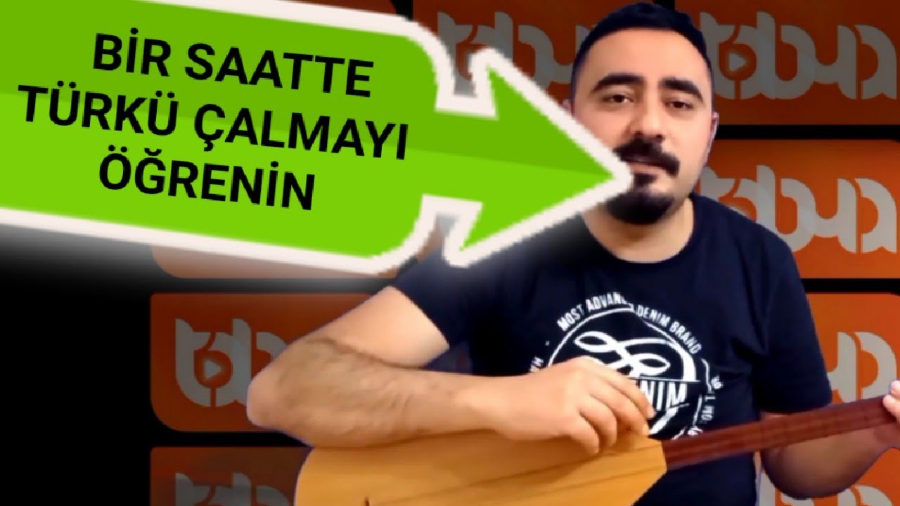 Bağlama Dersi Tek Parça / 1 Saatte Türkü Çalmayı Öğrenin / Saz Dersi 1 Saat Tek Link