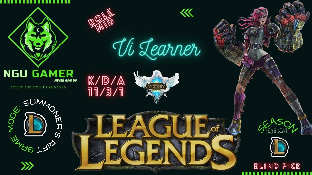 League Of Legends Gameplay | Season 2021 | VI Gameplay