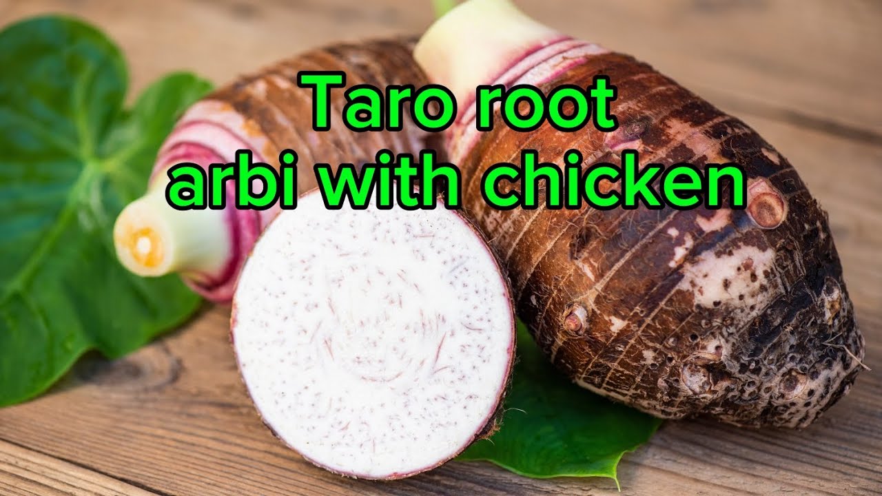 Arvi with chicken taro root Dasi style original test by cooking with sansi 