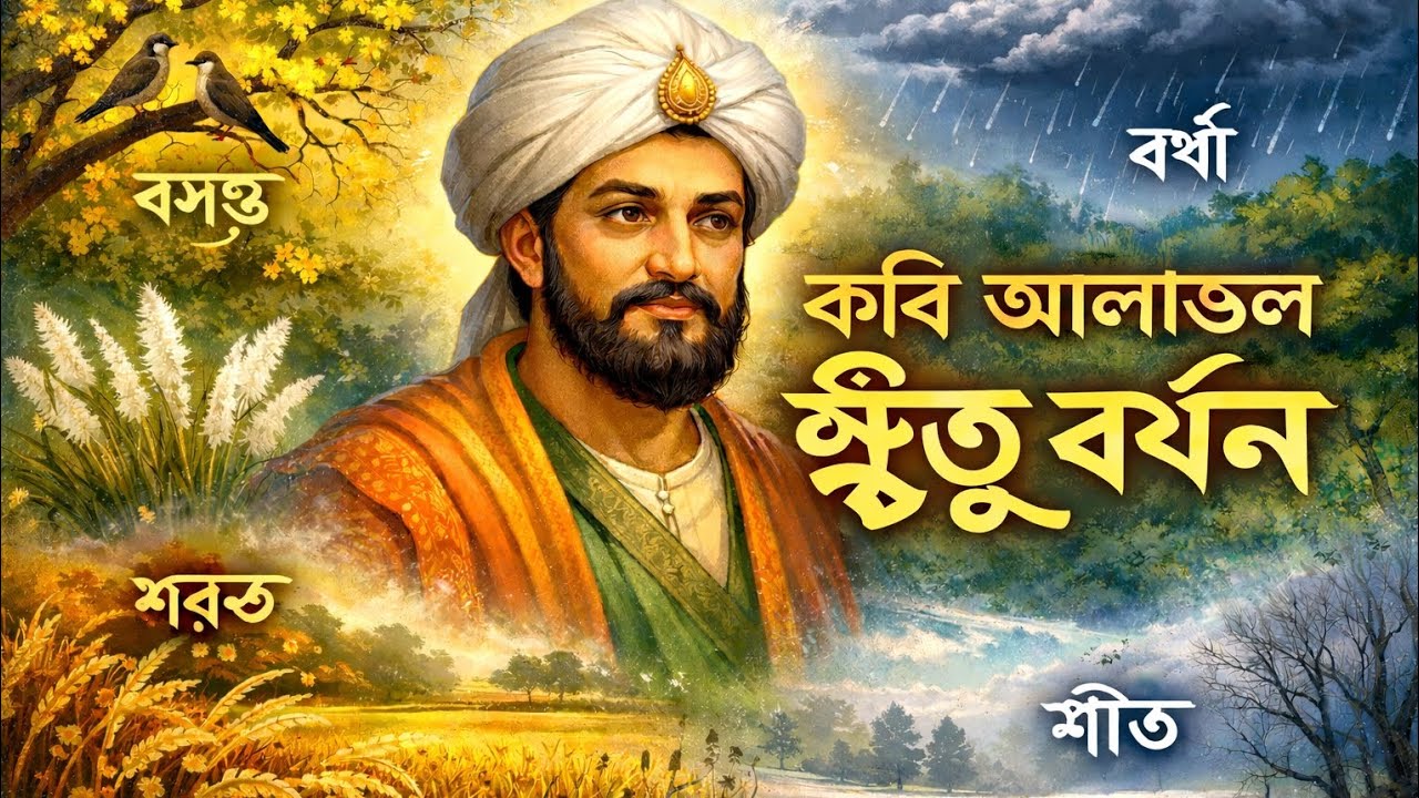 কবি আলাওল | ঋতু বর্ণন | বাংলা কবিতা আবৃত্তি | Classical Bengali Poetry.#poet#কবিতা_আবৃত্তি #আলাওল