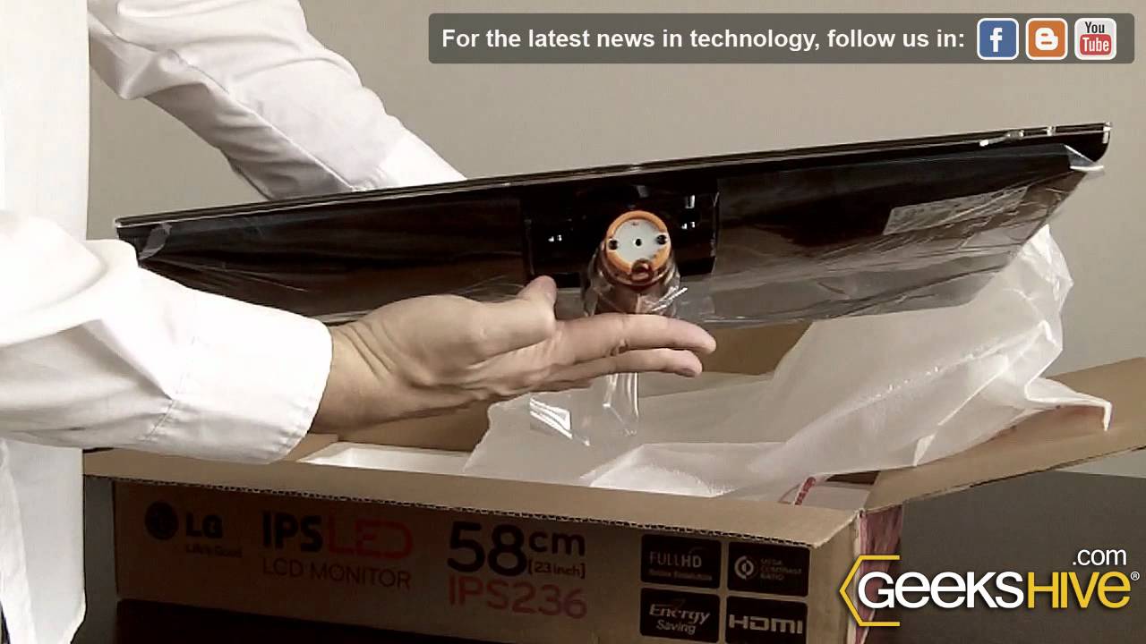 LG Super LED IPS Monitor IPS236 - Unboxing by www.geekshive.com