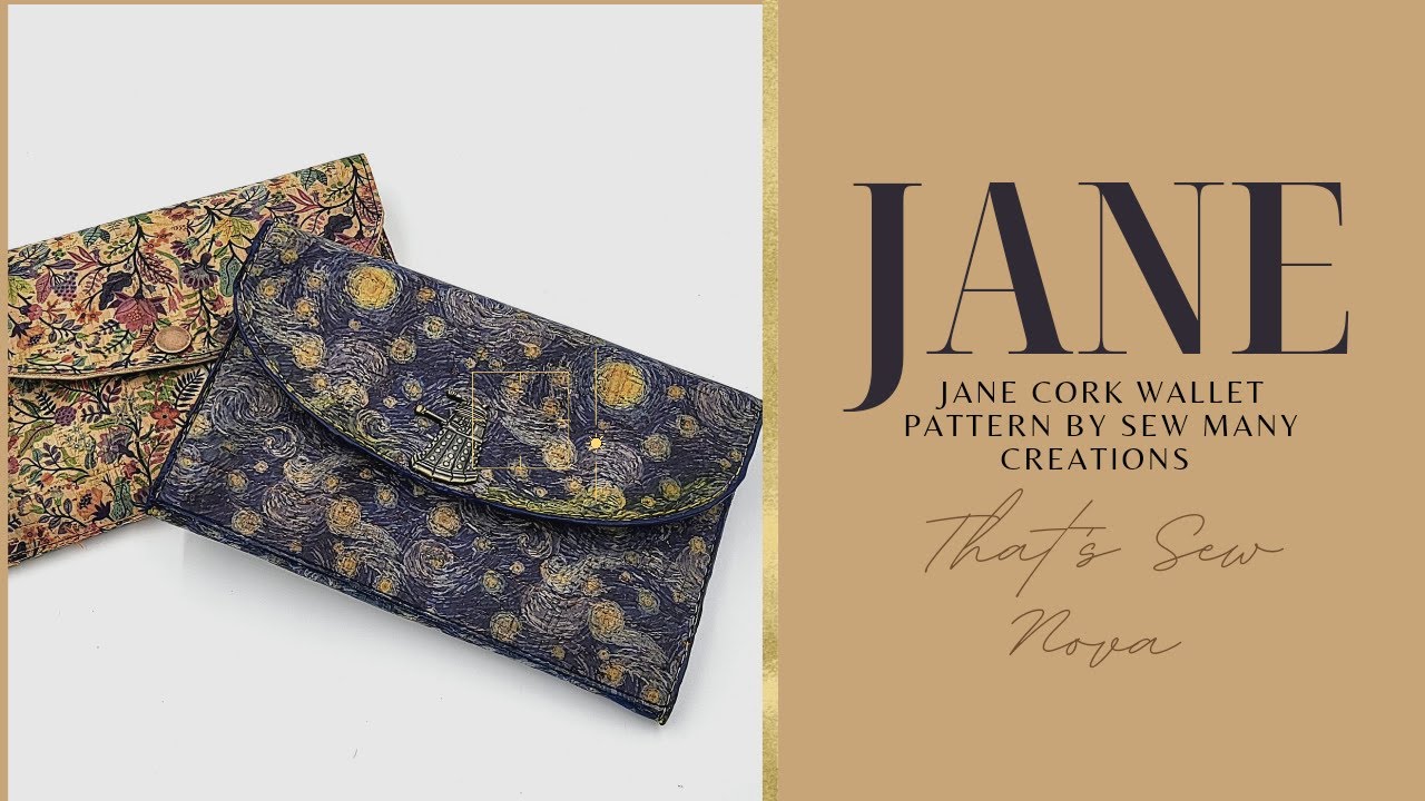 Jane Cork Wallet Pattern tutorial