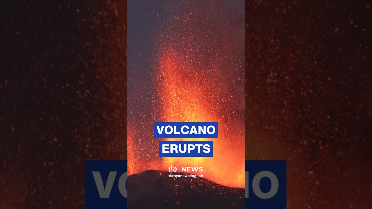 Mount Etna erupts, sending lava into the sky