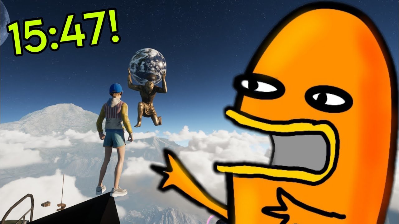 3D Getting Over It Speedrun (Only Up!)