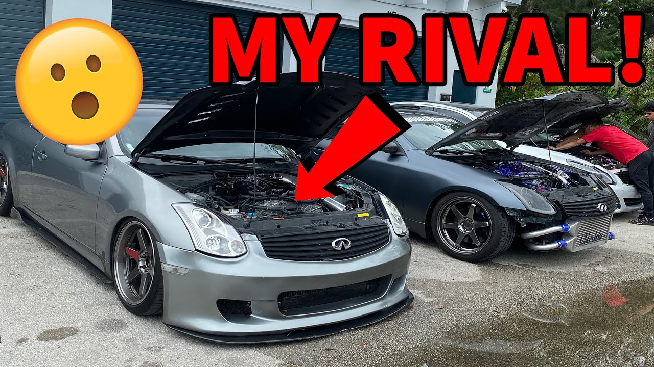 Racing My RIVAL! 570WHP G35 vs 570WHP G35!