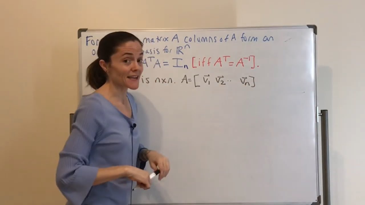 Linear Algebra: Orthogonal Transformations and Matrices (Full Lecture)
