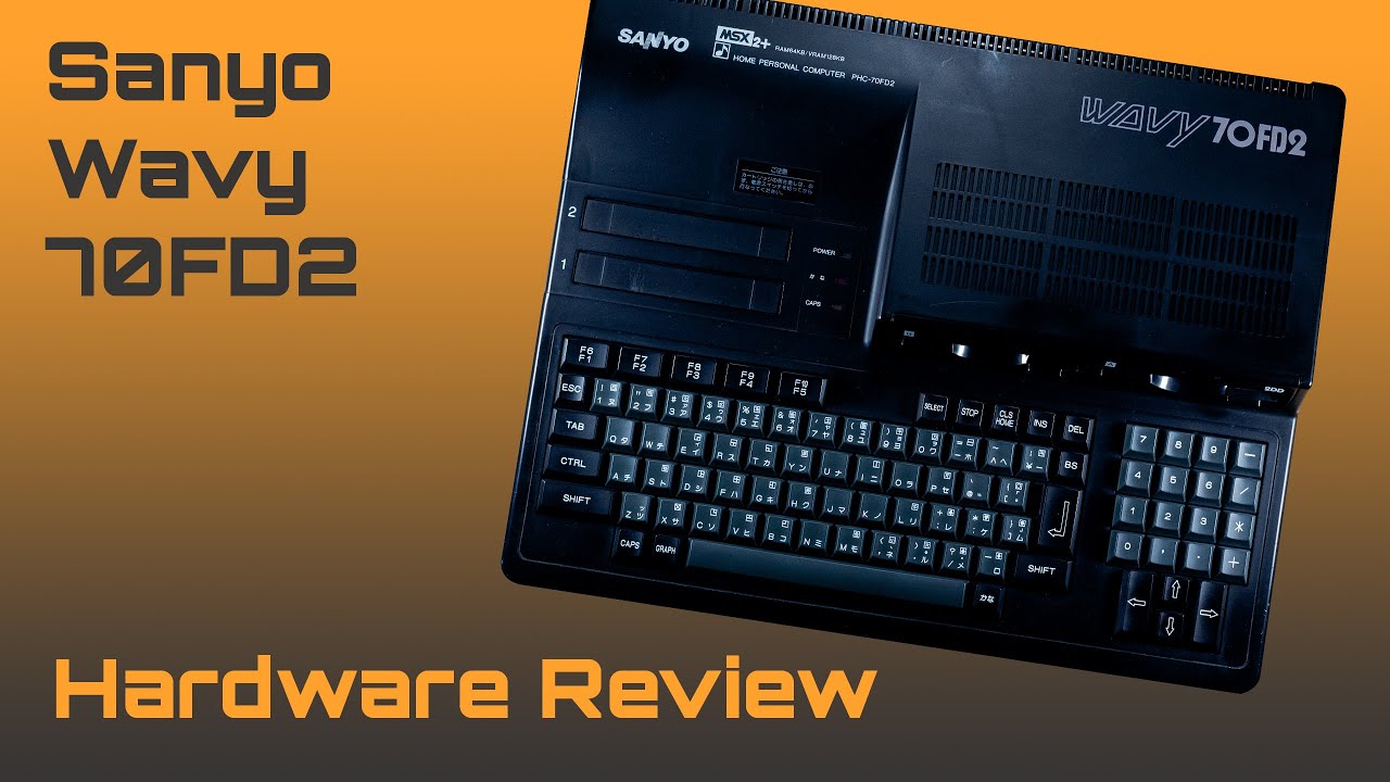 Sanyo Wavy PHC-70 FD2: Rarität mit zwei Floppys (MSX Hardware Review)