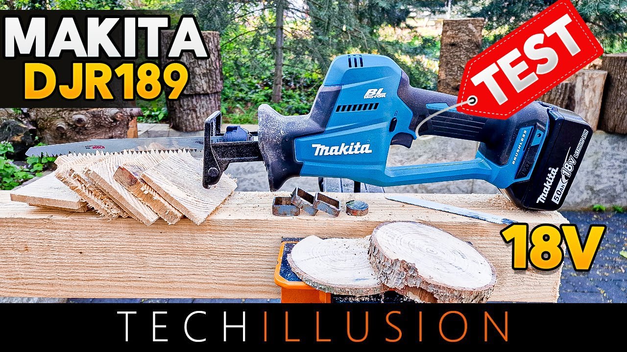 🔥EXTREMETEST: COMPACT Cordless Reciprocating Saw DJR189Z (XRJ08Z) 18V by MAKITA😱 - Makita Test