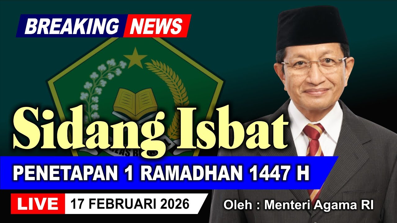 🔴 Puasa Ramadhan 2026 Jatuh Pada Tanggal - Sidang Isbat 1 Ramadhan 1447 H - Menteri Agama RI