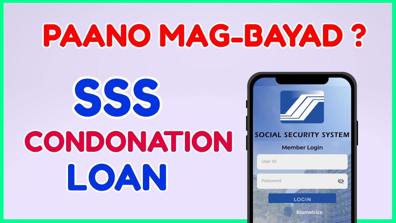 How to Pay SSS Condonation Past Due Loan - SSS Conso Loan Online Payment - Paano Mag Bayad SSS PRN?