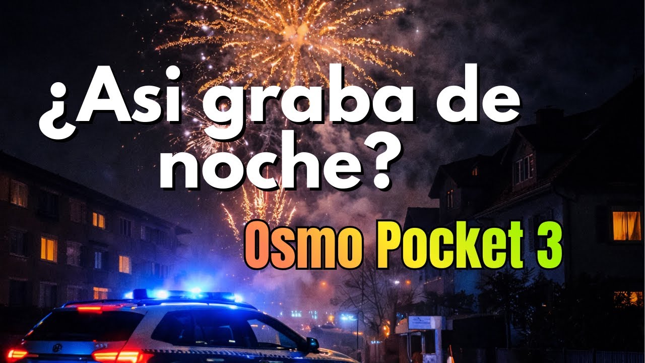Probando la Osmo Pocket 3 de Noche / Fuegos Pirotécnicos del 31 Diciembre en Hamburgo