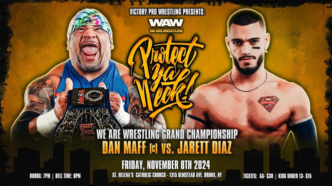 Jarett Diaz vs. Dan Maff - We Are Wrestling Grand Championship
