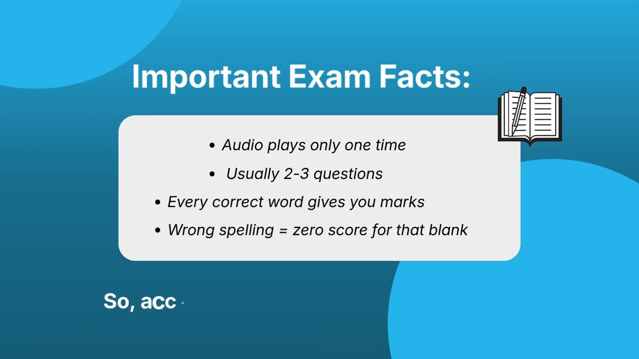 PTE Listening Fill in the Blanks | Step-by-step |