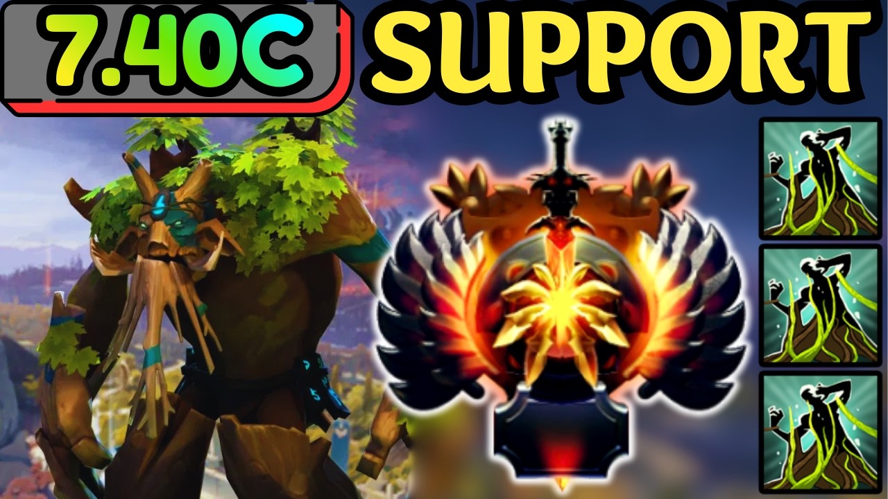 🔥 ONE OVERGROWTH 😈 TREANT PROTECTOR HARD SUPPORT | DOTA 2 🔥