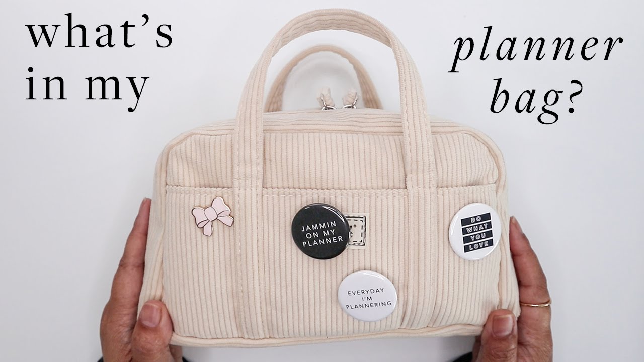 What's In My Planner Bag // My planning essentials