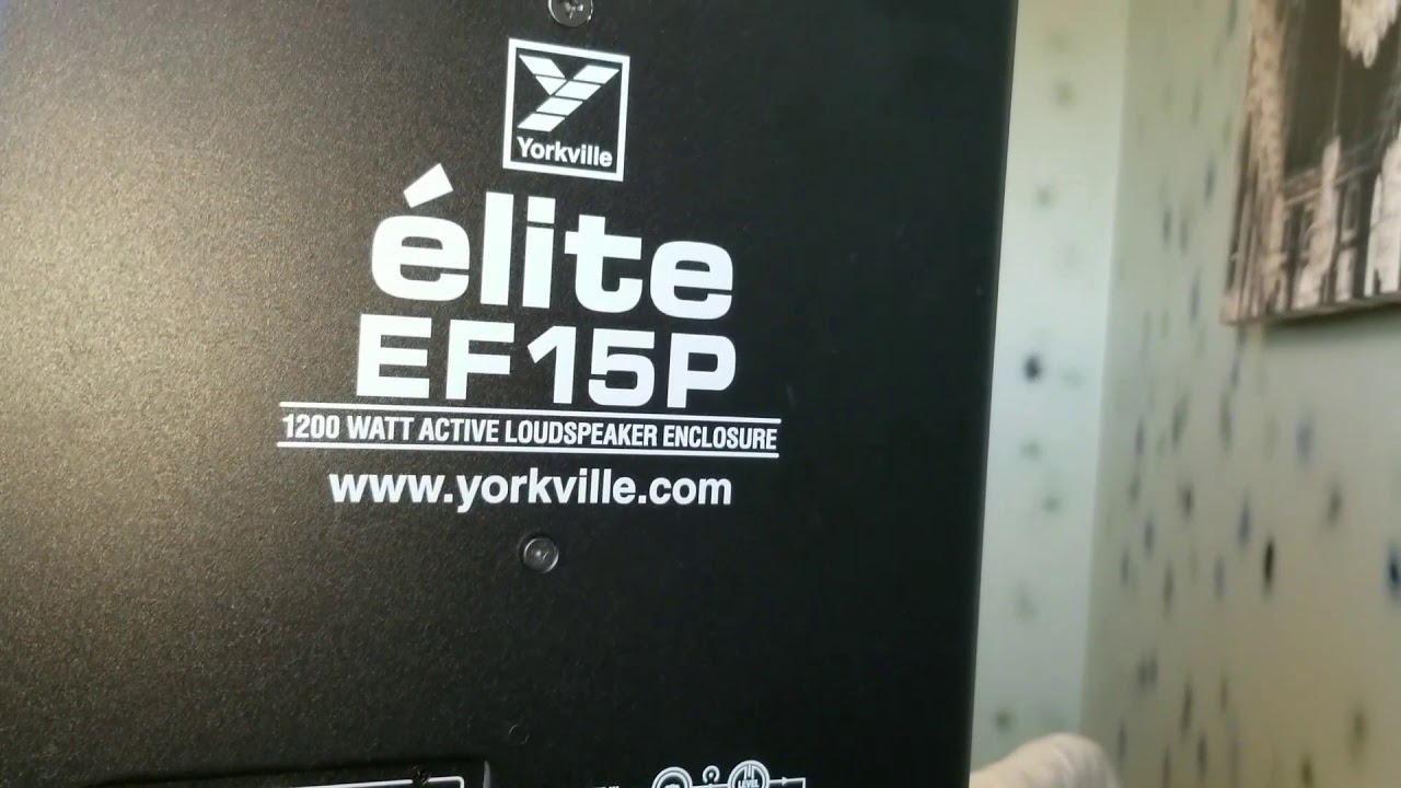 YORKVILLE  ELITE EF15P AND YORKVILLE ELITE ES 18 P