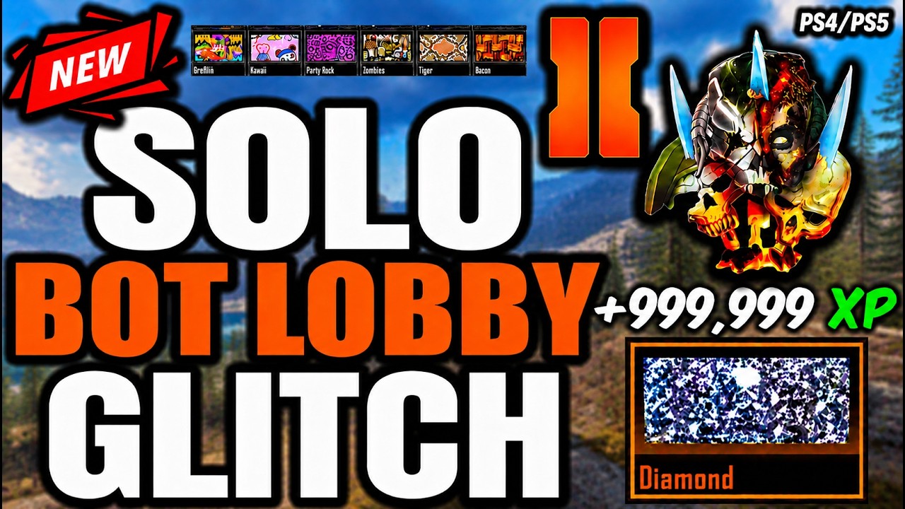 *SOLO* СУПЕР ПРОСТОЙ ✅ НОВЫЙ ГЛИТЧ НА ЛОББИ С БОТАМИ В BO2! БЕСКОНЕЧНЫЙ ОПЫТ! BO2 PS4/PS5 (2026) ...