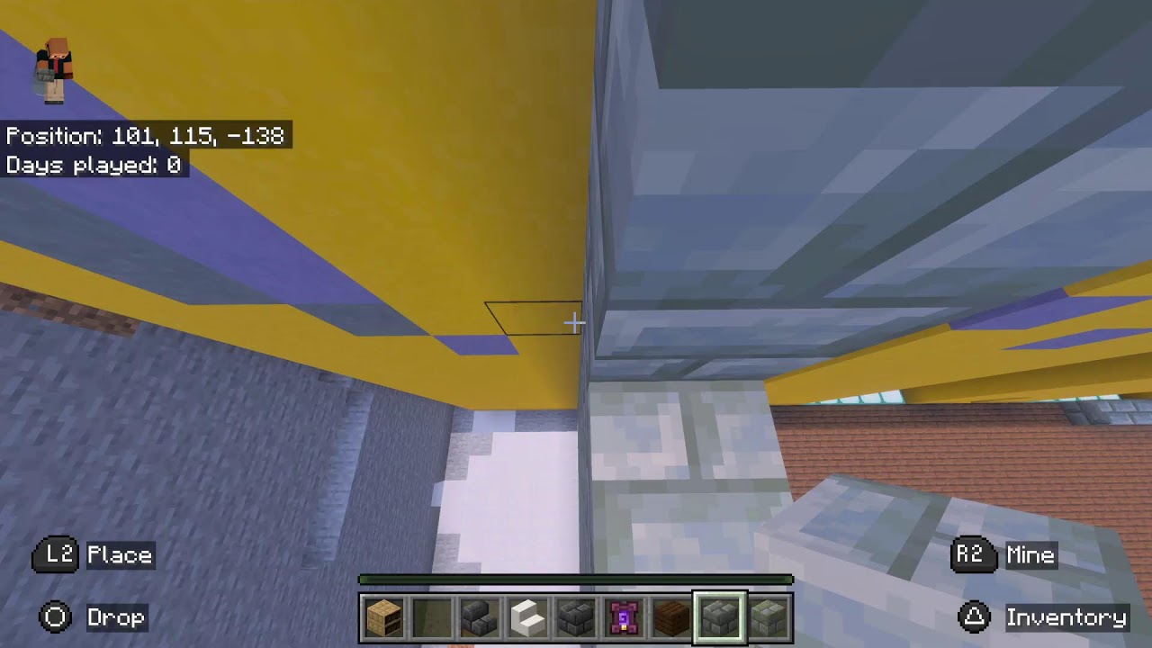 Building a castle in minecraft pt 5