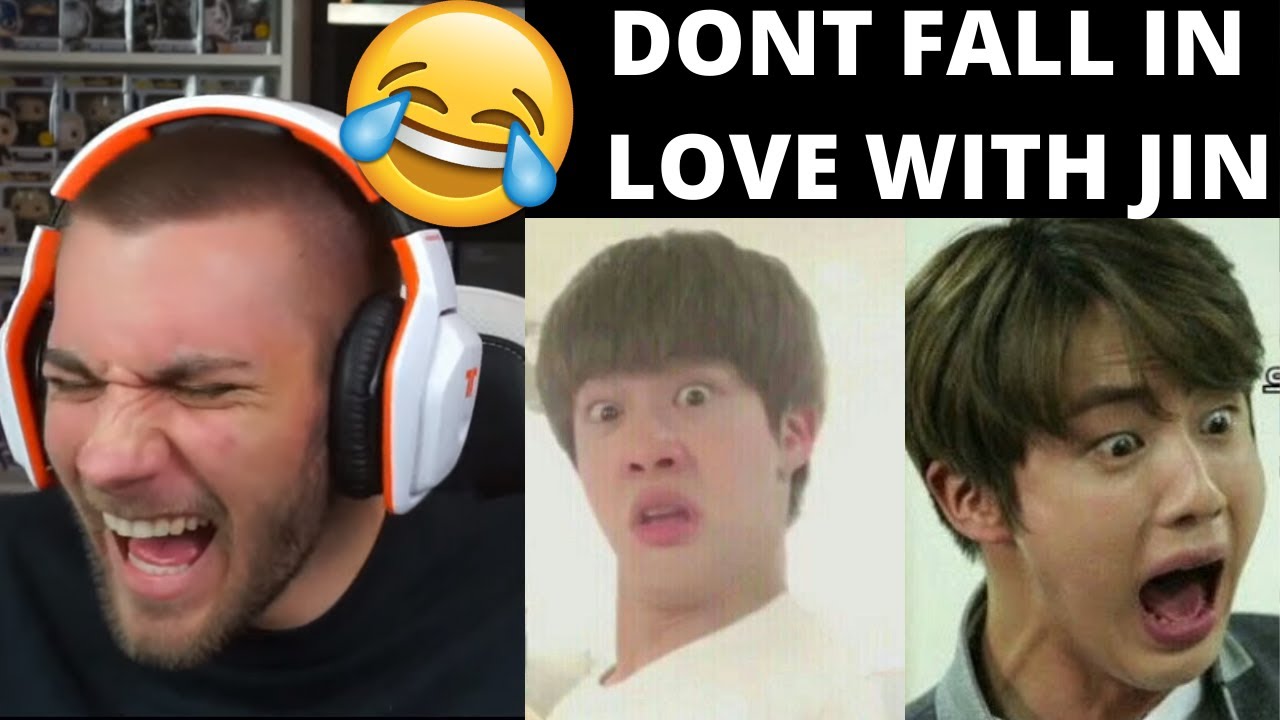 I LOST!!! Don't fall in love with JIN (김석진 BTS) Challenge! - Reaction